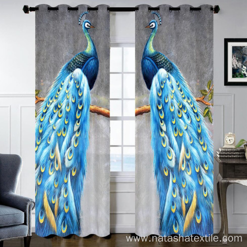 3D high-definition digital printing curtain